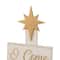 Glitzhome® 18" Wooden Nativity Tree Tabletop Décor